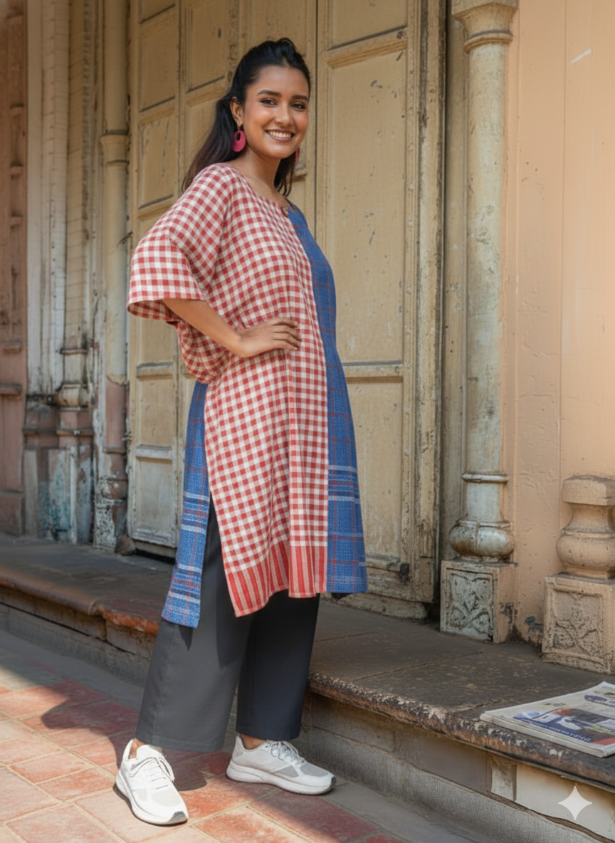 Anti fit breathable Gamcha free flow Kaftan