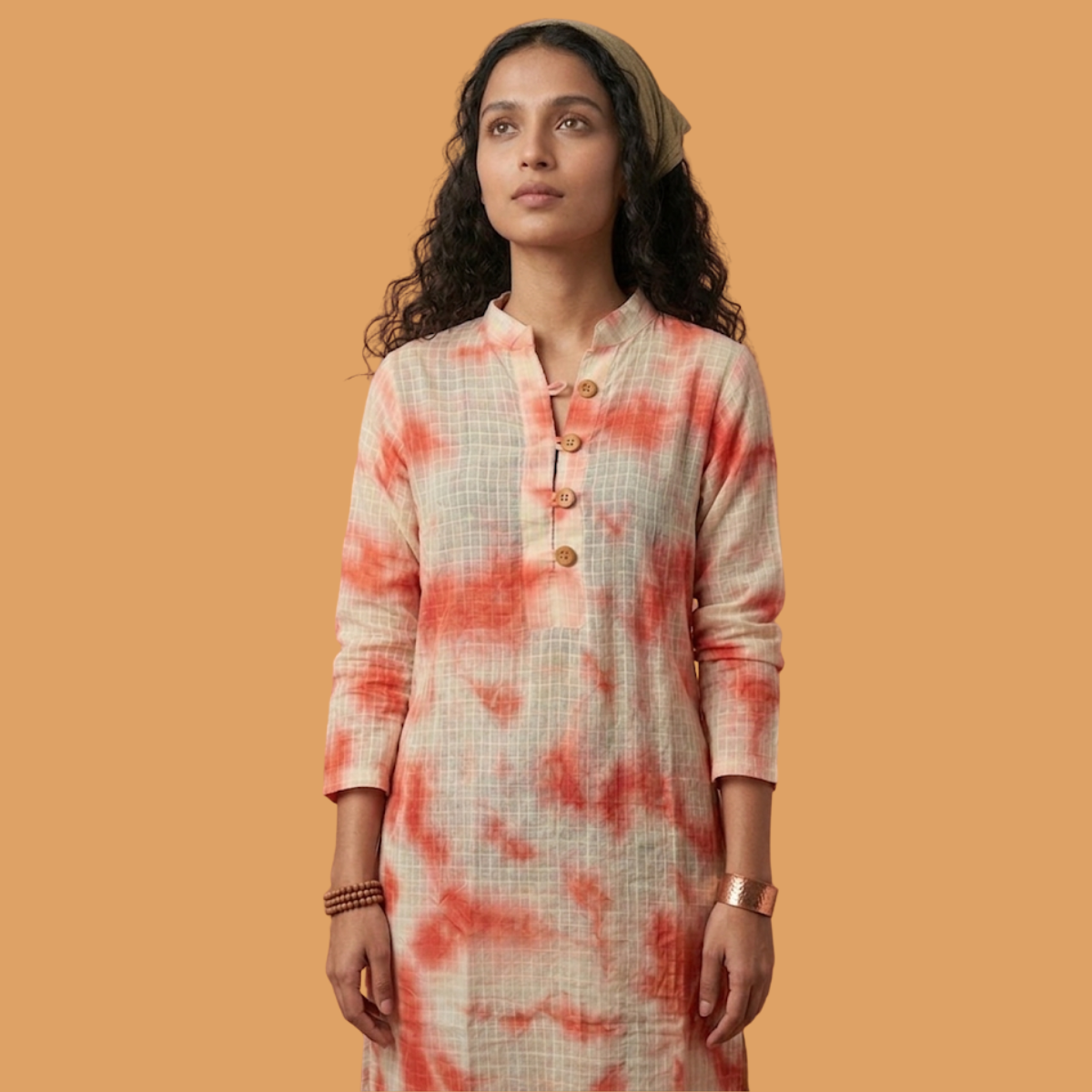 Cotton Shibori Dress