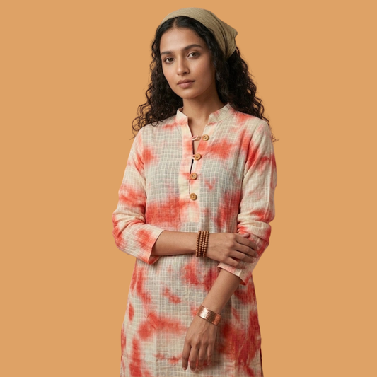 Cotton Shibori Dress