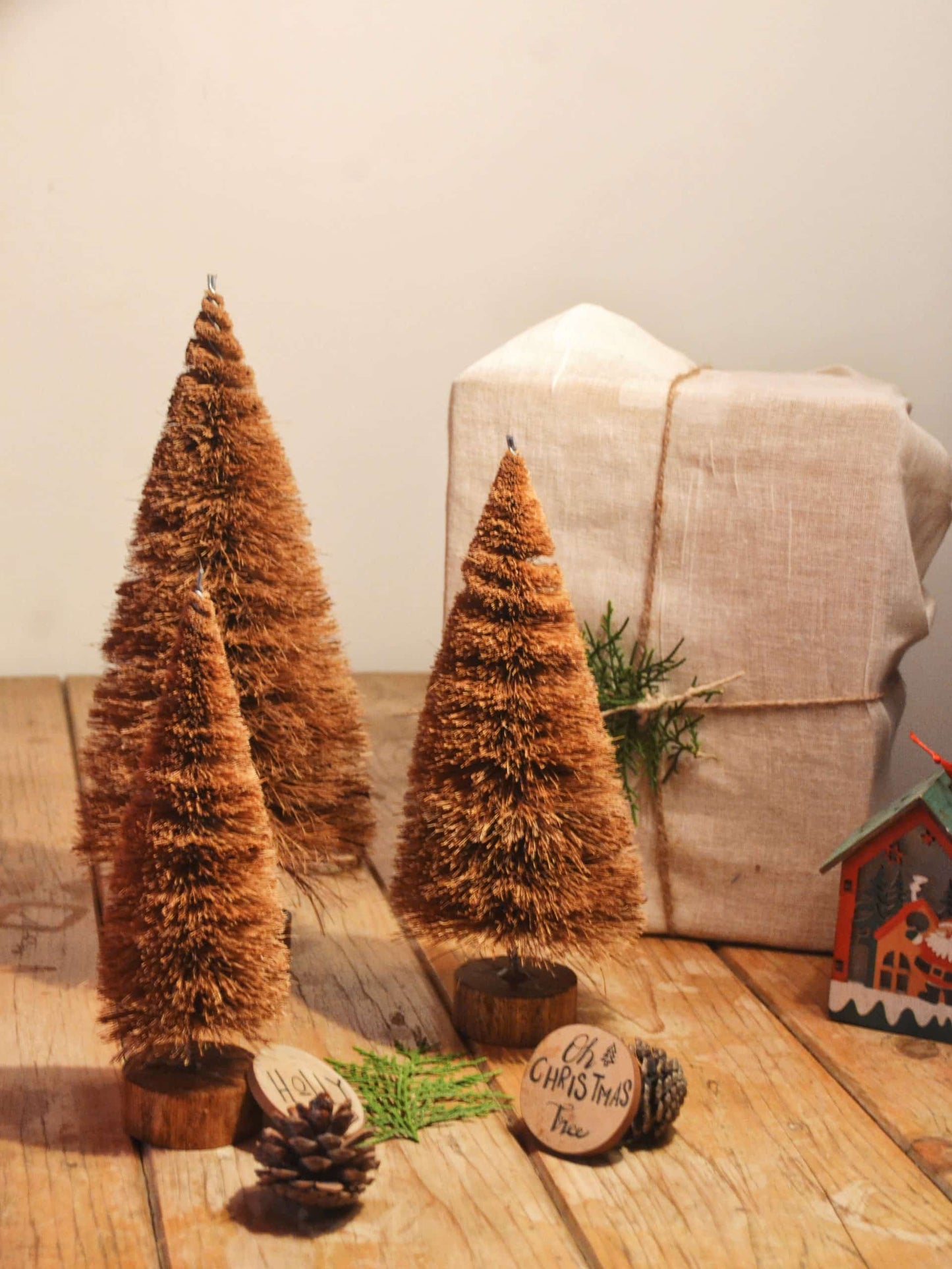 ..Handcrafted Coir Christmas Tree