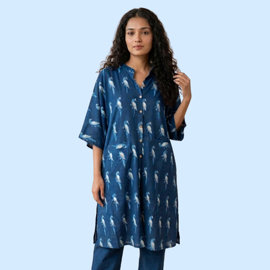Indigo Dye Kurta