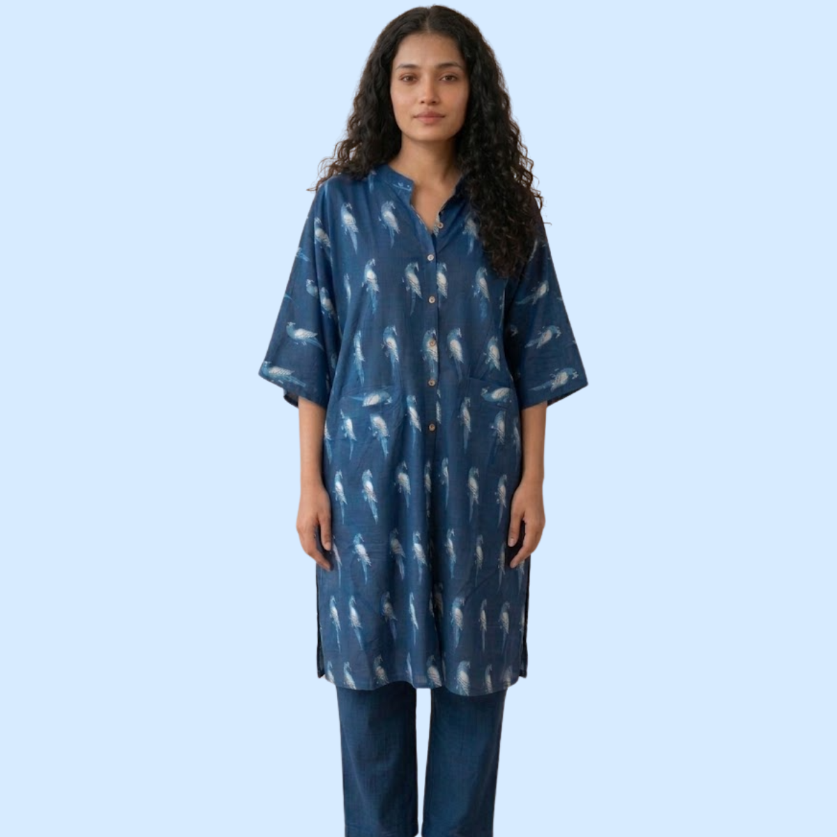 Indigo Dye Kurta