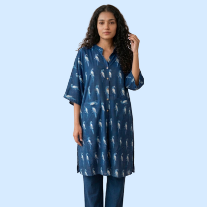 Indigo Dye Kurta