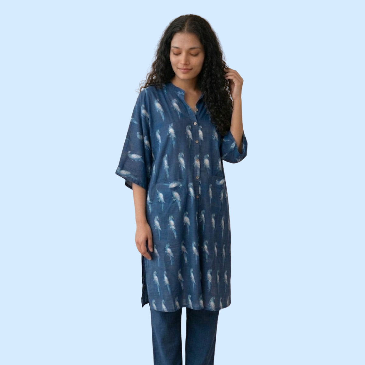 Indigo Dye Kurta