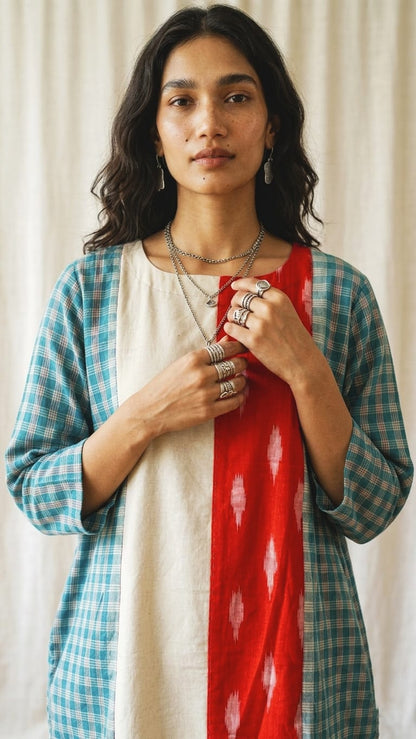 Patchwork Harmony Dress
