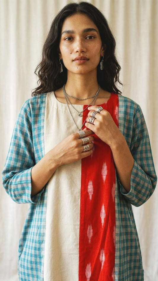 Patchwork Harmony Dress