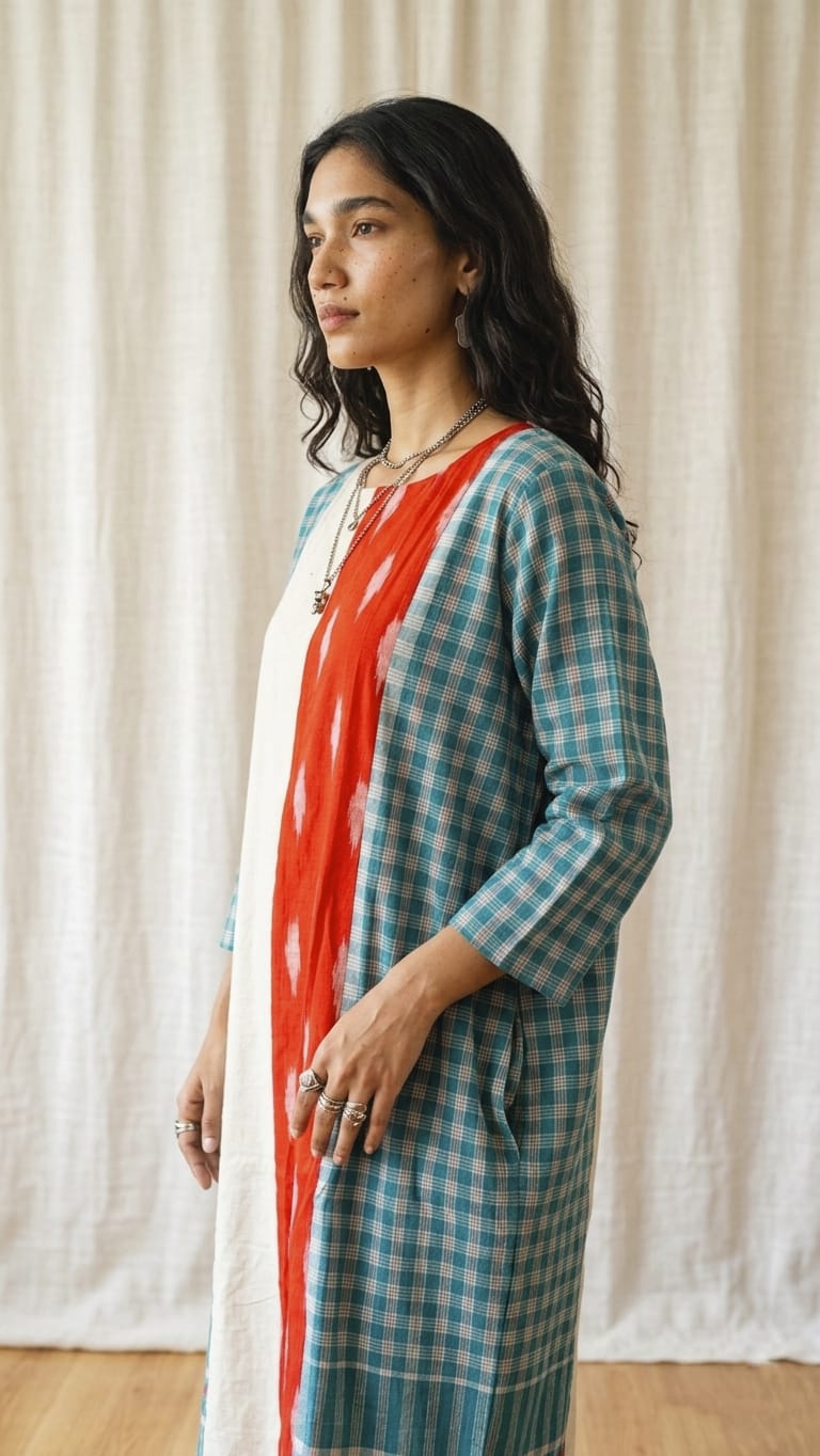Patchwork Harmony Dress