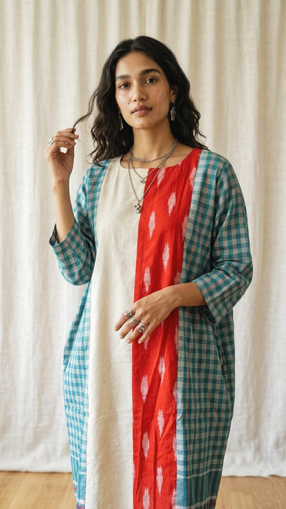 Patchwork Harmony Dress