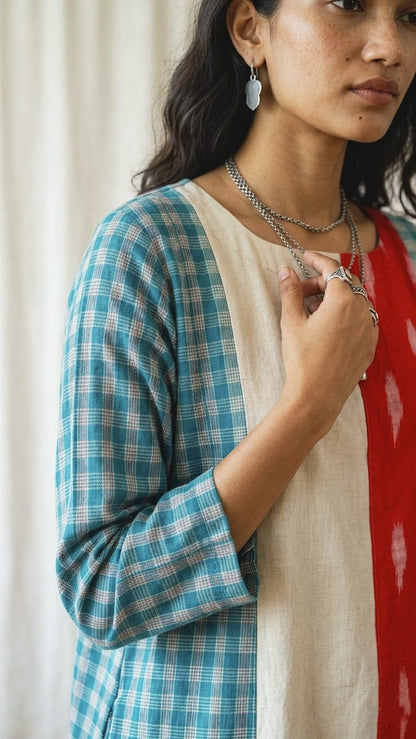 Patchwork Harmony Dress