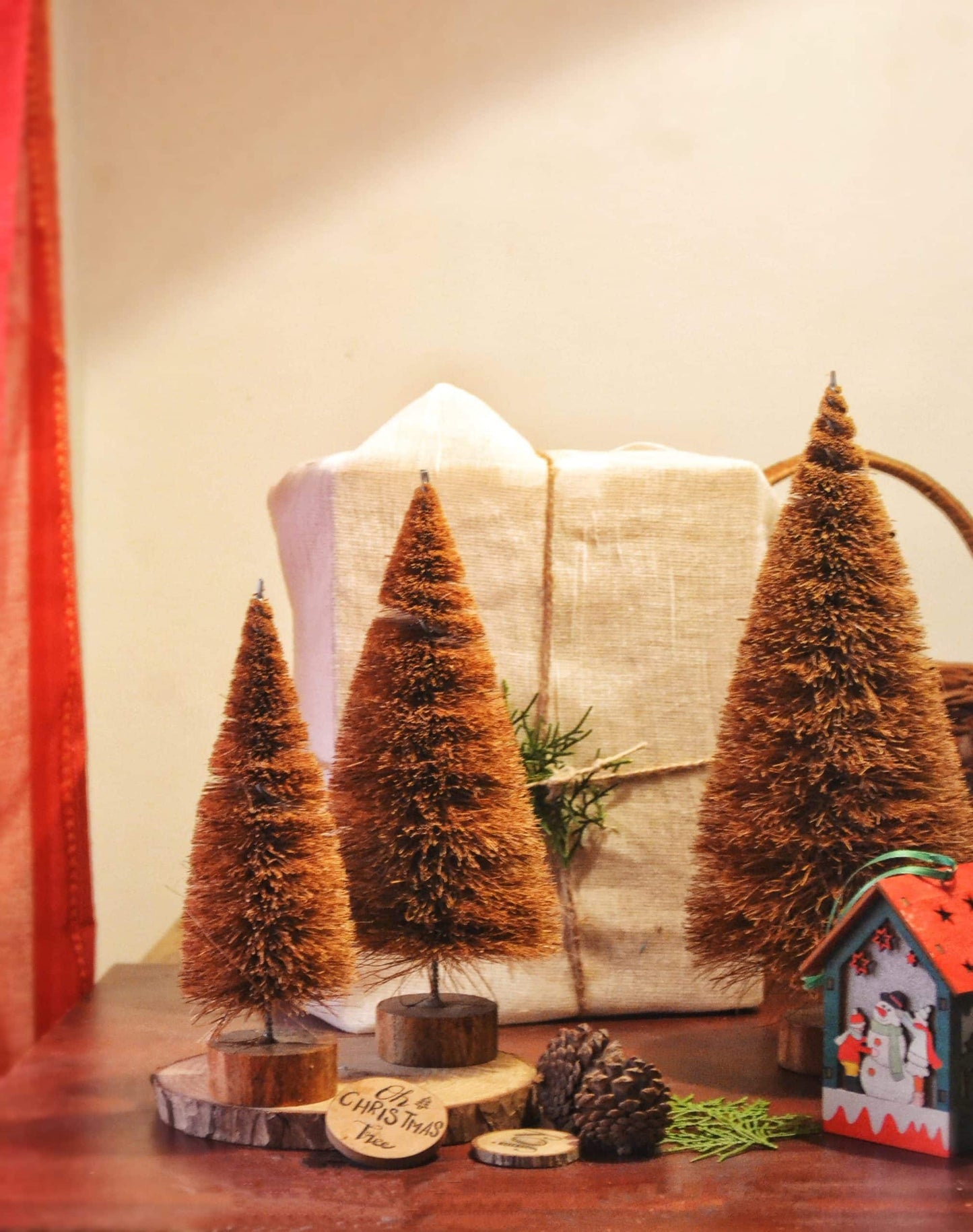 ..Handcrafted Coir Christmas Tree