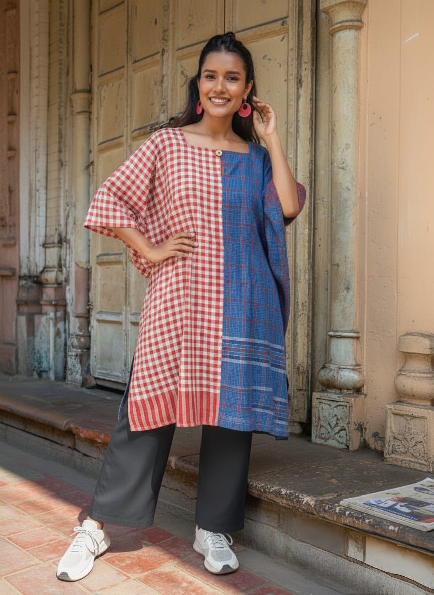 Anti fit breathable Gamcha free flow Kaftan